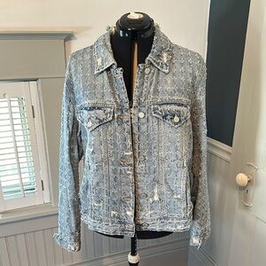 Blank NYC Distressed Denim Jacket